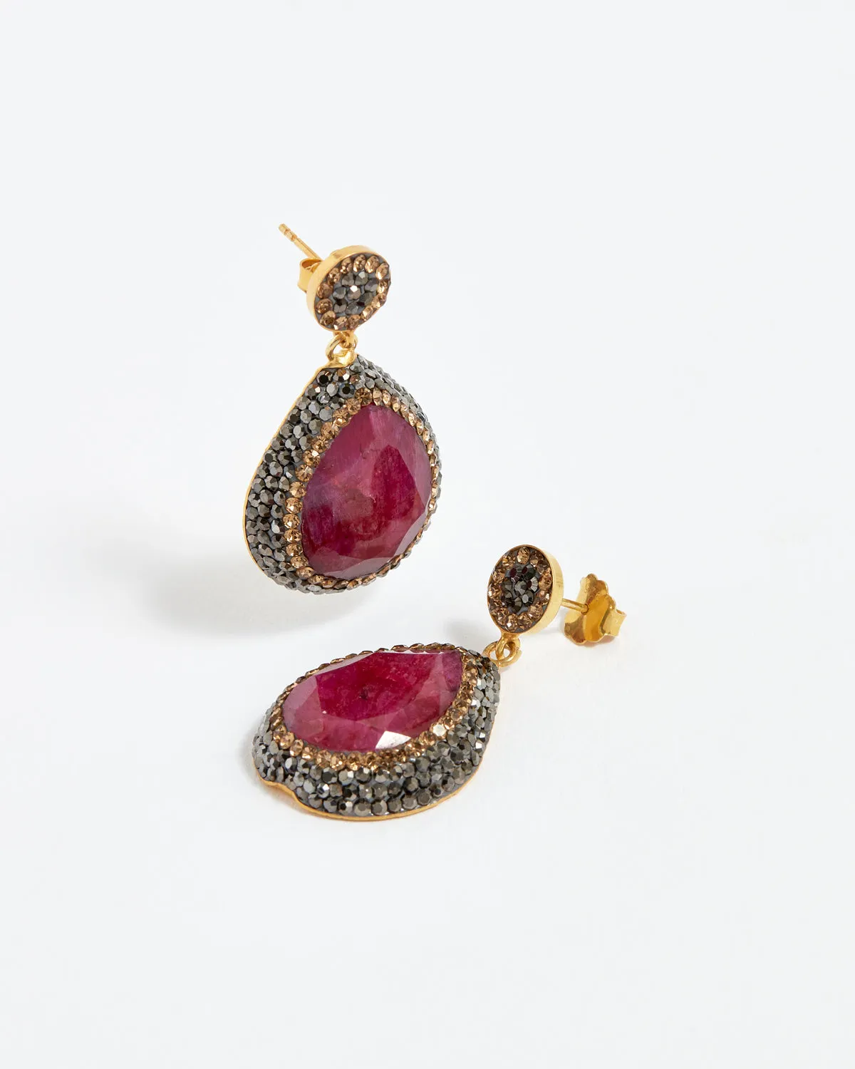 Ruby Earrings