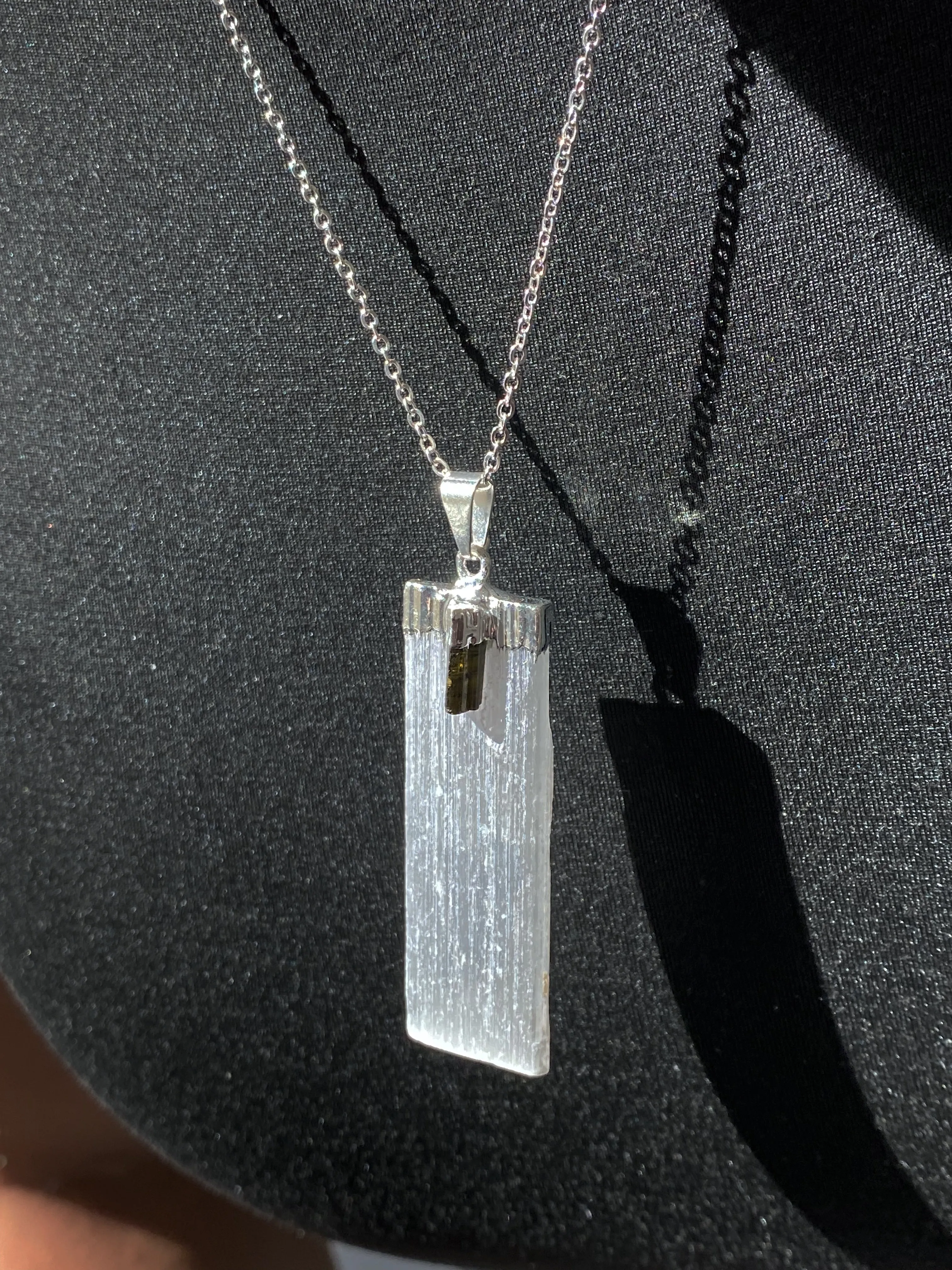 Selenite Aura Clearing Necklace