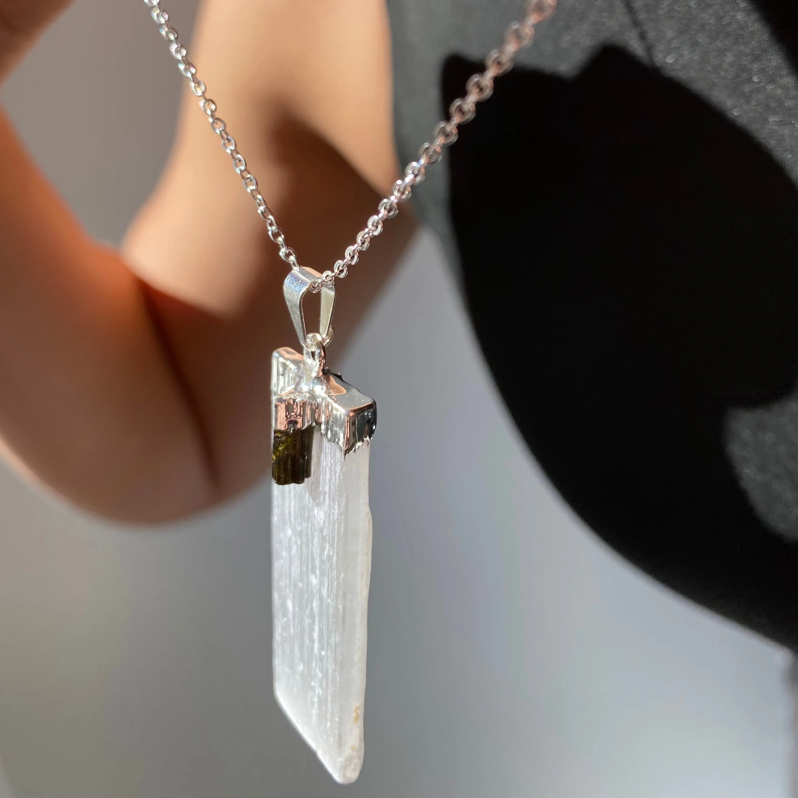 Selenite Aura Clearing Necklace