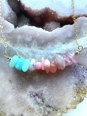 Self Love Crystal Healing Necklace Heart Chakra Jewelry