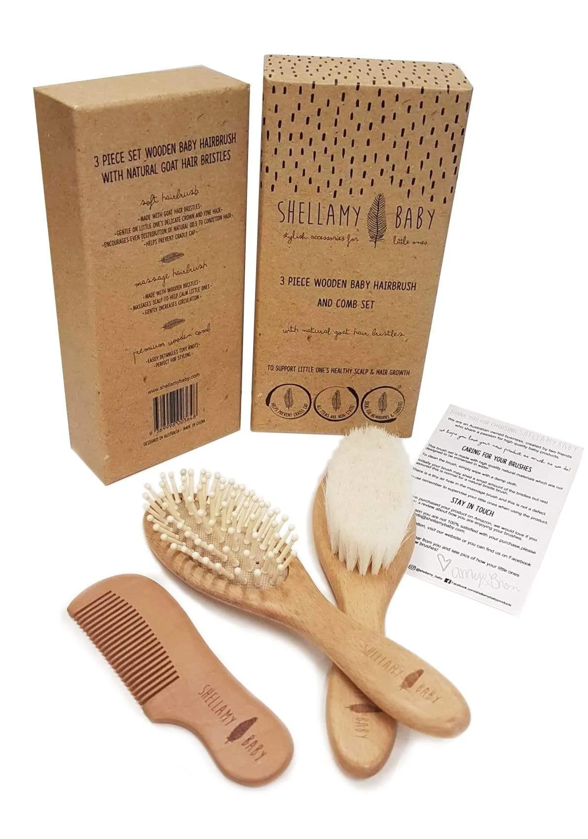 Shellamy Baby | Baby Brush & Comb Gift Set