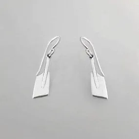 Small Rowing Blades on Wire Earrings