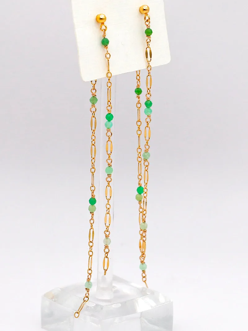 Susan Rifkin Stone Strung Drop Earrings | More Gemstone Options!