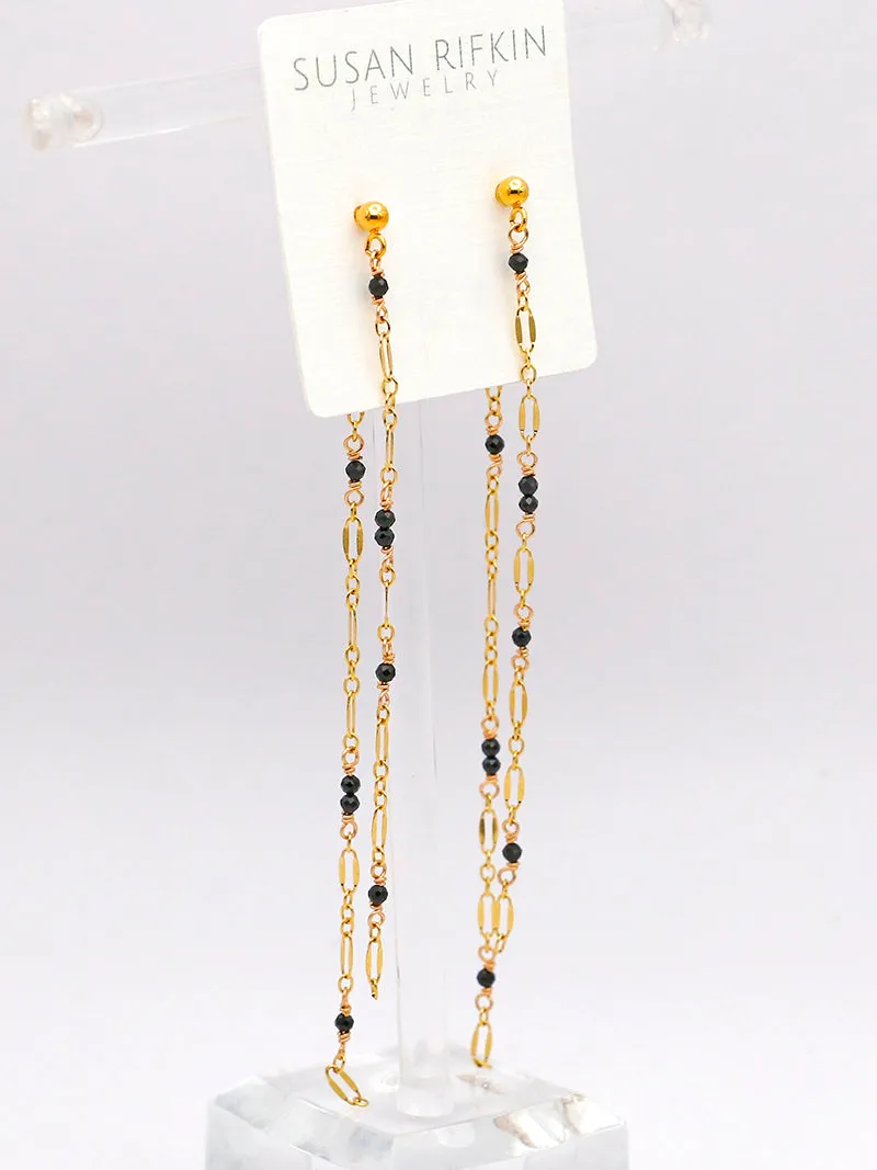 Susan Rifkin Stone Strung Drop Earrings | More Gemstone Options!