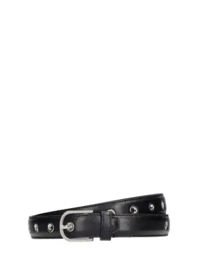 Toteme   Eyelet leather belt 