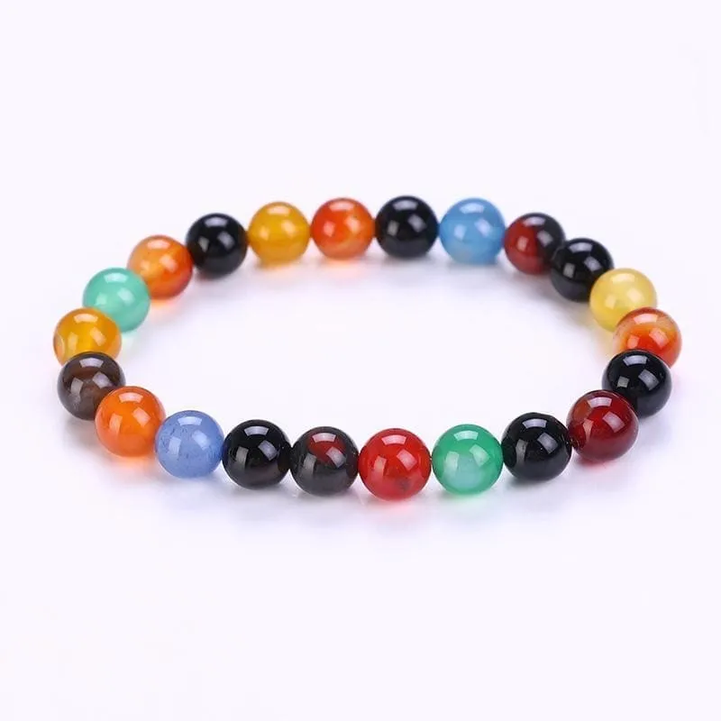 Transfer luck Purple Bracelet Chakra Yoga Beads