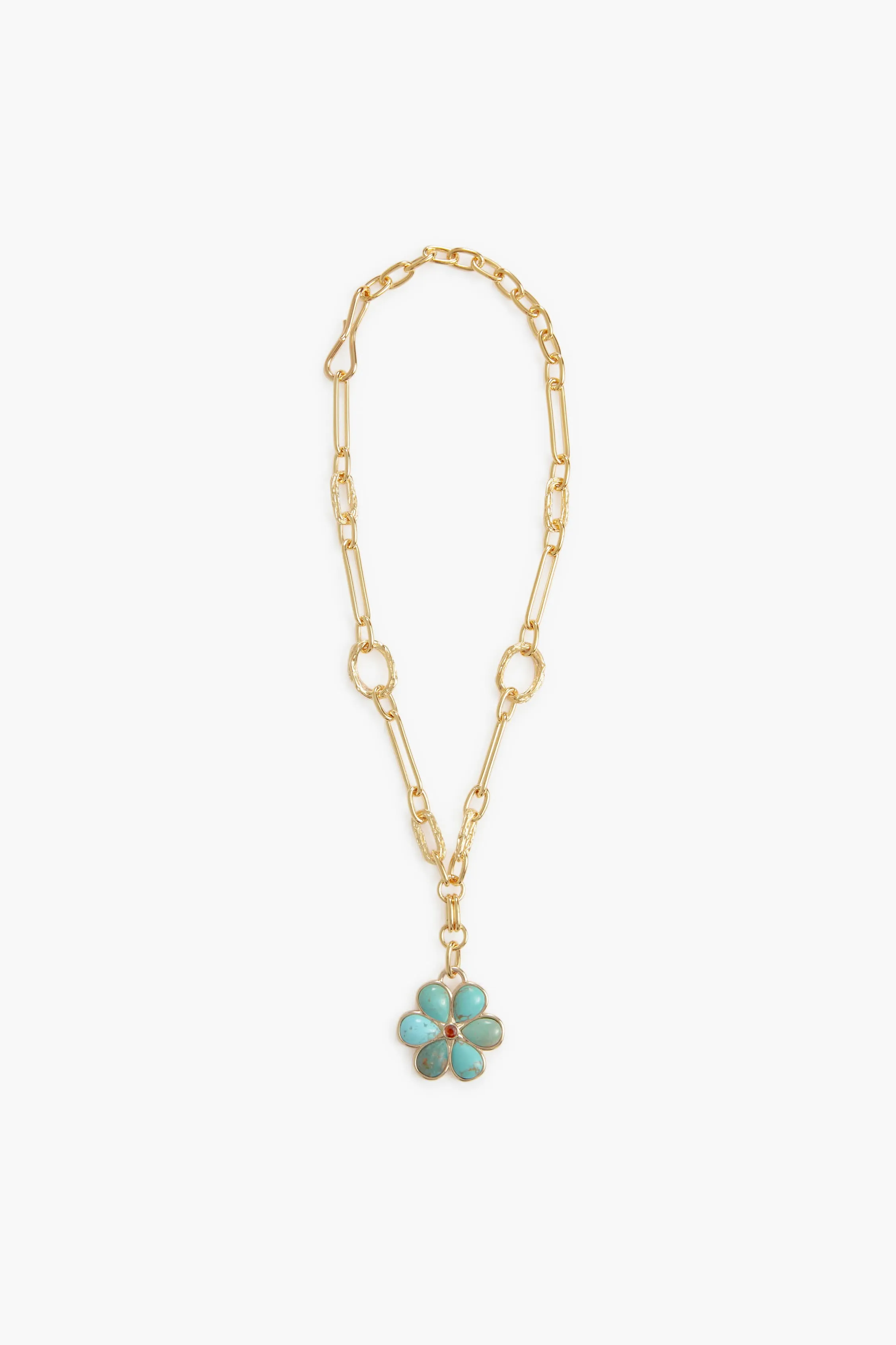 Turquoise Desert Daisy Necklace