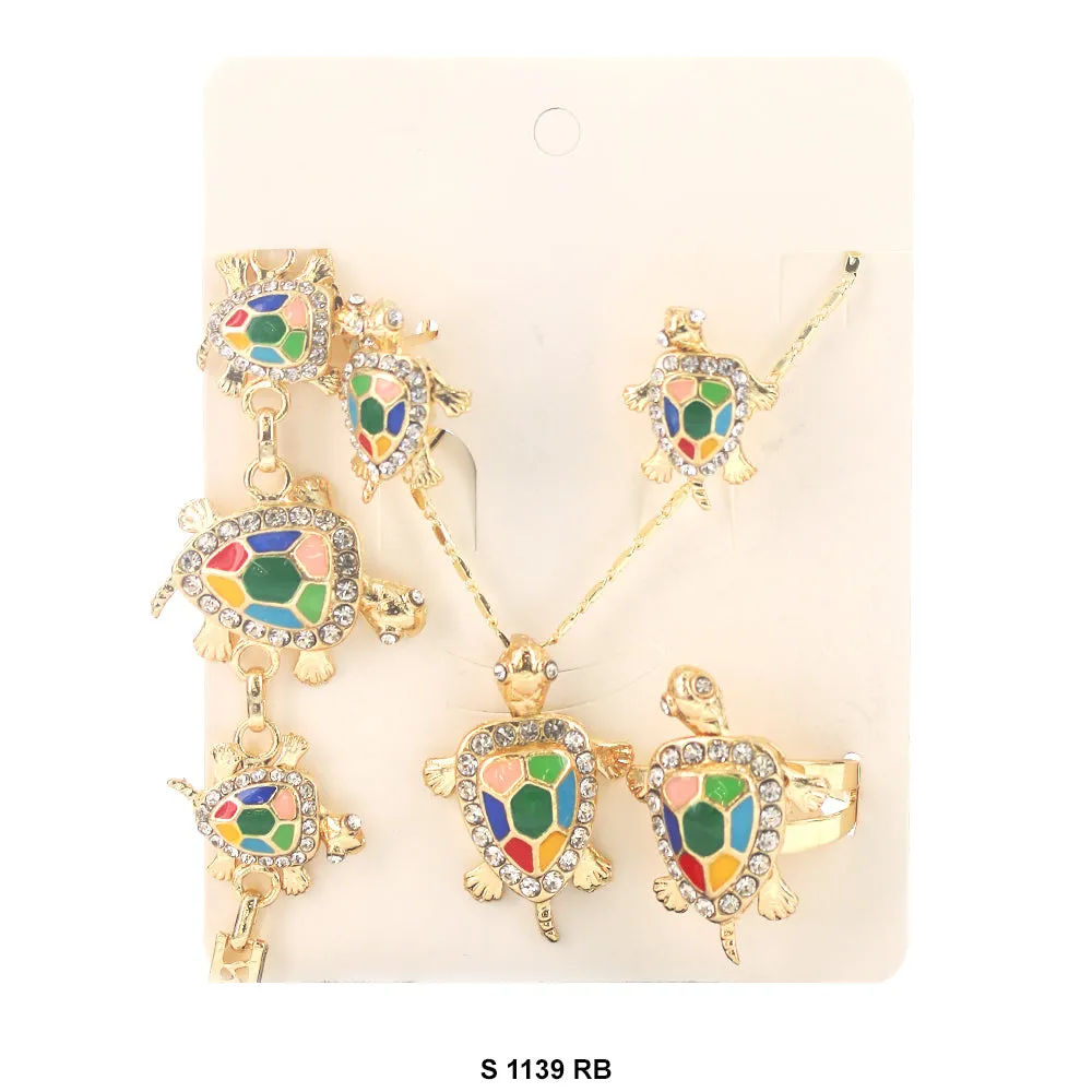 Turtle Necklace Set S 1139 RB