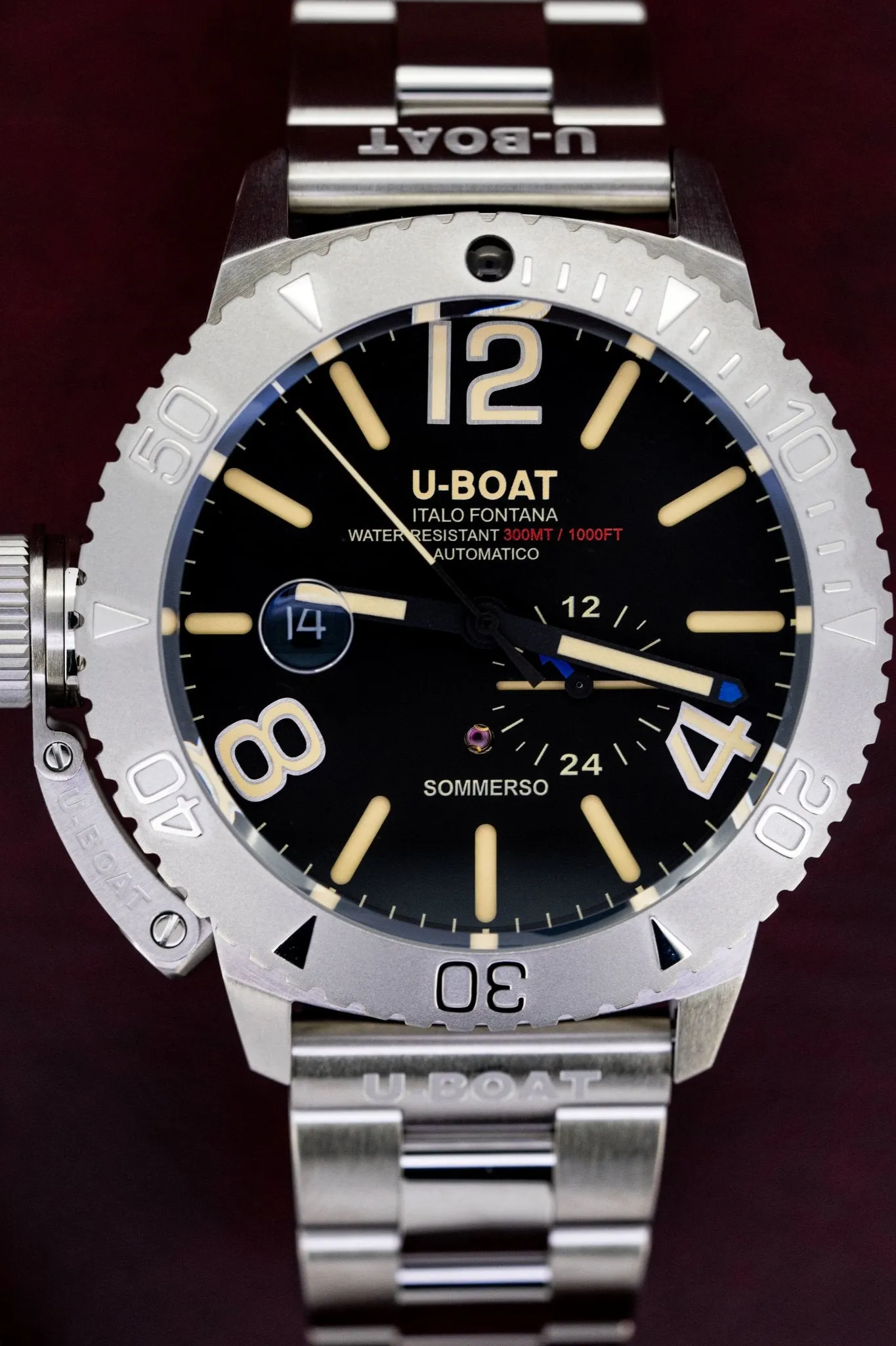 U-Boat Watch Sommerso Diver Stainless Steel 9007/A/MT