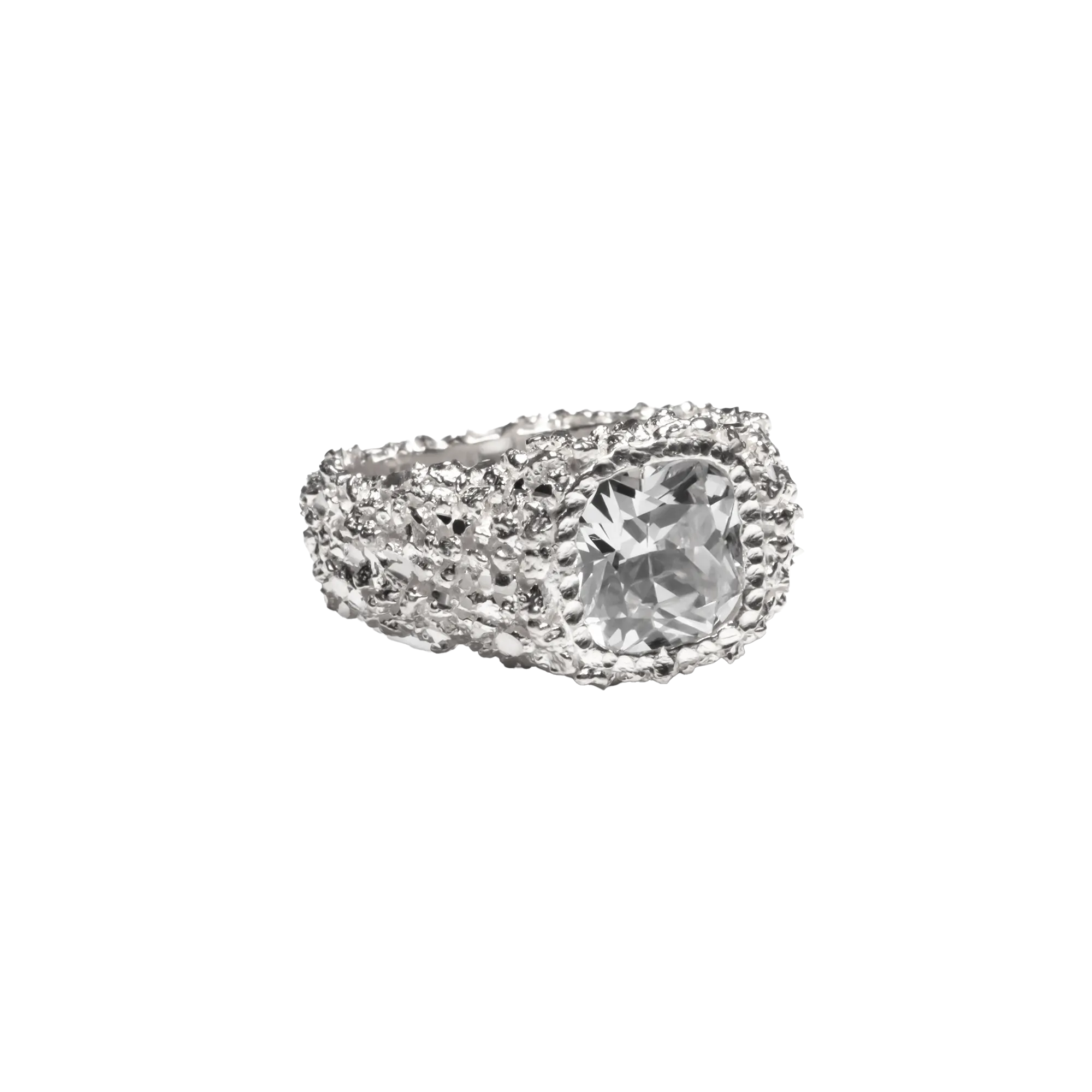 VC073 Small Crystal Ring