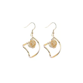 Venus Sphere Gold Earrings