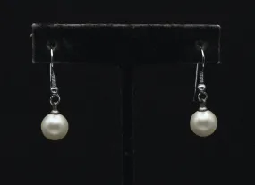 Vintage Faux Pearl Dangle Earrings